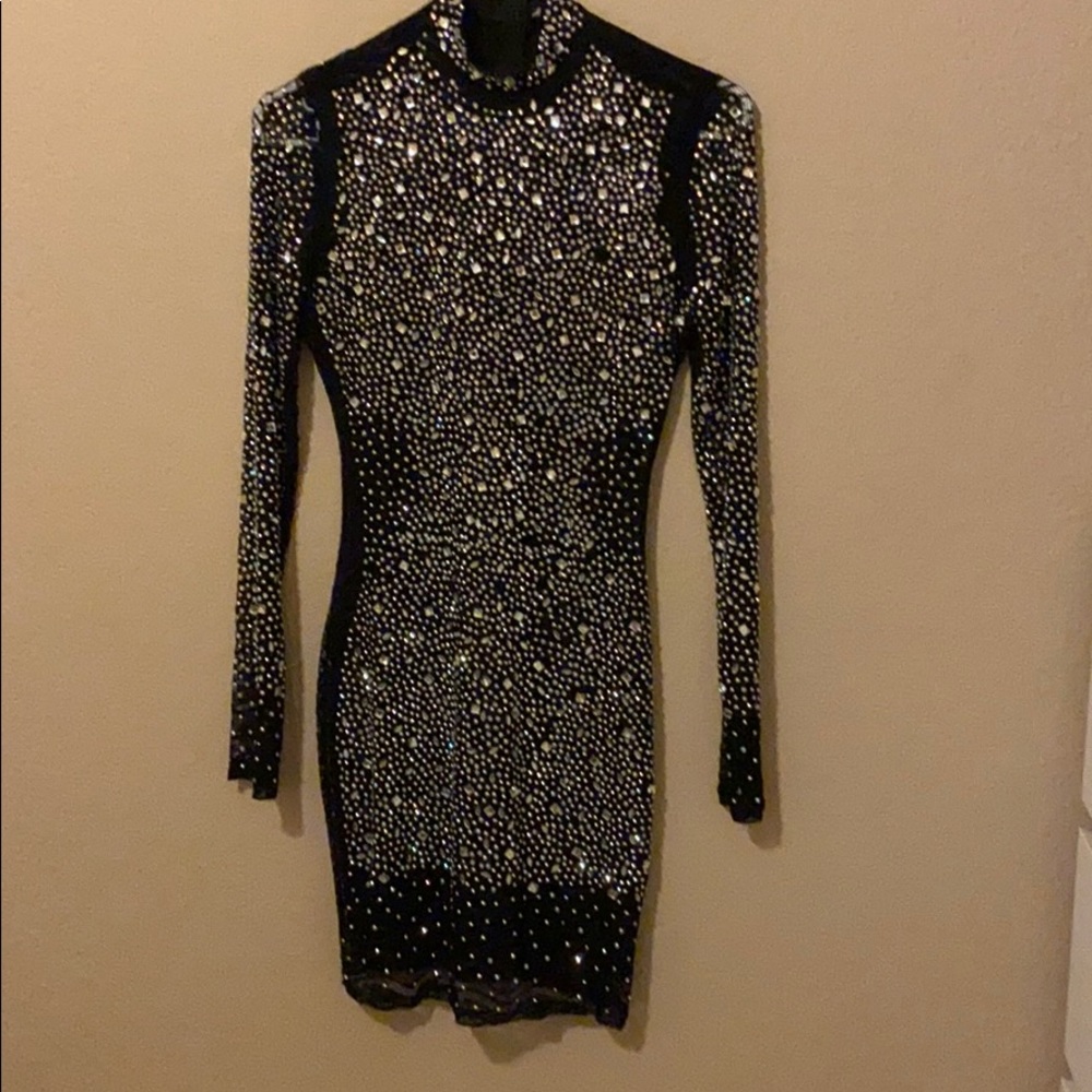 Fashion nova rhinestone dress